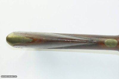 THORESBY VOLUNTEERS Antique KNUBLEY India Pattern FLINTLOCK Musket BAYONETLate 1700s / NAPOLEONIC WARS Era Musket - Image 15 of 23