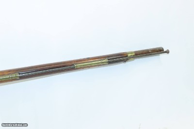 THORESBY VOLUNTEERS Antique KNUBLEY India Pattern FLINTLOCK Musket BAYONETLate 1700s / NAPOLEONIC WARS Era Musket - Image 10 of 23