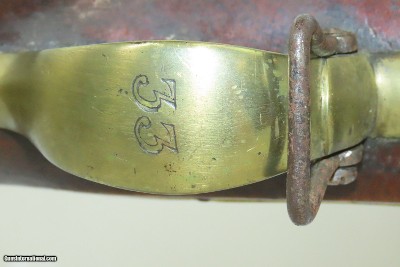 THORESBY VOLUNTEERS Antique KNUBLEY India Pattern FLINTLOCK Musket BAYONETLate 1700s / NAPOLEONIC WARS Era Musket - Image 7 of 23