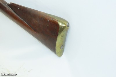 THORESBY VOLUNTEERS Antique KNUBLEY India Pattern FLINTLOCK Musket BAYONETLate 1700s / NAPOLEONIC WARS Era Musket - Image 23 of 23
