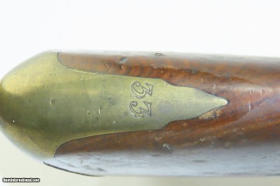THORESBY VOLUNTEERS Antique KNUBLEY India Pattern FLINTLOCK Musket BAYONETLate 1700s / NAPOLEONIC WARS Era Musket - Image 14 of 23