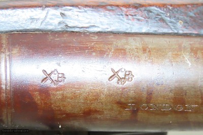 THORESBY VOLUNTEERS Antique KNUBLEY India Pattern FLINTLOCK Musket BAYONETLate 1700s / NAPOLEONIC WARS Era Musket - Image 11 of 23