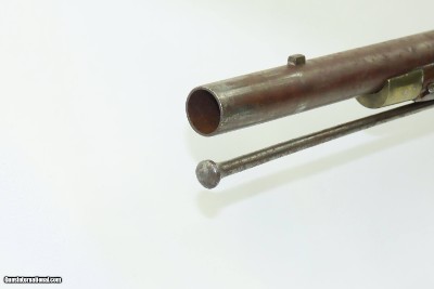 THORESBY VOLUNTEERS Antique KNUBLEY India Pattern FLINTLOCK Musket BAYONETLate 1700s / NAPOLEONIC WARS Era Musket - Image 22 of 23