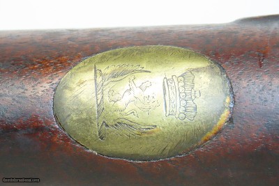 THORESBY VOLUNTEERS Antique KNUBLEY India Pattern FLINTLOCK Musket BAYONETLate 1700s / NAPOLEONIC WARS Era Musket - Image 15 of 24