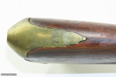 THORESBY VOLUNTEERS Antique KNUBLEY India Pattern FLINTLOCK Musket BAYONETLate 1700s / NAPOLEONIC WARS Era Musket - Image 14 of 24