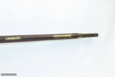 THORESBY VOLUNTEERS Antique KNUBLEY India Pattern FLINTLOCK Musket BAYONETLate 1700s / NAPOLEONIC WARS Era Musket - Image 11 of 24