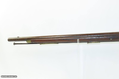 THORESBY VOLUNTEERS Antique KNUBLEY India Pattern FLINTLOCK Musket BAYONETLate 1700s / NAPOLEONIC WARS Era Musket - Image 21 of 24