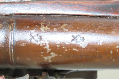 THORESBY VOLUNTEERS Antique KNUBLEY India Pattern FLINTLOCK Musket BAYONETLate 1700s / NAPOLEONIC WARS Era Musket - Image 12 of 24
