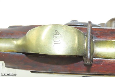 THORESBY VOLUNTEERS Antique KNUBLEY India Pattern FLINTLOCK Musket BAYONETLate 1700s / NAPOLEONIC WARS Era Musket - Image 8 of 24