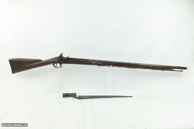 THORESBY VOLUNTEERS Antique KNUBLEY India Pattern FLINTLOCK Musket BAYONETLate 1700s / NAPOLEONIC WARS Era Musket - Image 24 of 24