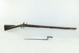 THORESBY VOLUNTEERS Antique KNUBLEY India Pattern FLINTLOCK Musket BAYONET
Late 1700s / NAPOLEONIC WARS Era Musket - 2 of 22