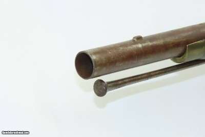THORESBY VOLUNTEERS Antique KNUBLEY India Pattern FLINTLOCK Musket BAYONETLate 1700s / NAPOLEONIC WARS Era Musket - Image 21 of 22