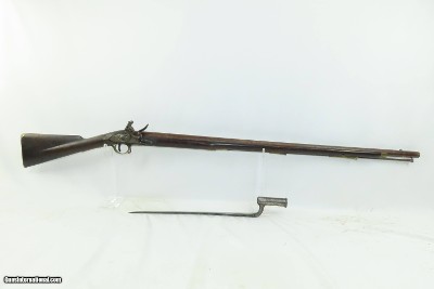 THORESBY VOLUNTEERS Antique KNUBLEY India Pattern FLINTLOCK Musket BAYONETLate 1700s / NAPOLEONIC WARS Era Musket - Image 2 of 22