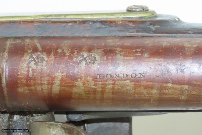 THORESBY VOLUNTEERS Antique KNUBLEY India Pattern FLINTLOCK Musket BAYONETLate 1700s / NAPOLEONIC WARS Era Musket - Image 12 of 22