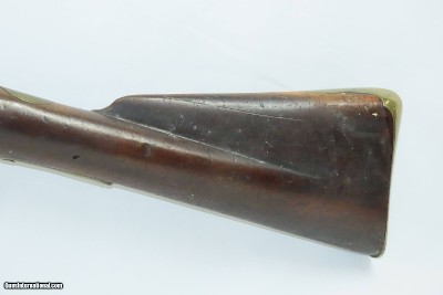 THORESBY VOLUNTEERS Antique KNUBLEY India Pattern FLINTLOCK Musket BAYONETLate 1700s / NAPOLEONIC WARS Era Musket - Image 18 of 22