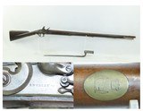 THORESBY VOLUNTEERS Antique KNUBLEY India Pattern FLINTLOCK Musket BAYONET
Late 1700s / NAPOLEONIC WARS Era Musket - 1 of 22