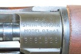 WORLD WAR 2 U.S. SMITH-CORONA M1903A3 .30-06 Bolt Action C&R MILITARY Rifle Syracuse Manufactured Infantry Rifle Made in 1943 - 9 of 18
