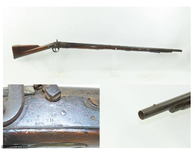 DOCUMENTED British Antique KETLAND & COMPANY MILITIA Type Conversion Musket WAR OF 1812/CIVIL WAR .69 Caliber FUSIL