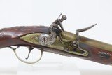 REVOLUTIONARY WAR HENRY COLLICOTT of Bristol FLINTLOCK Pistol MASK POMMEL
ENGRAVED & CARVED Martial Pistol for an Officer - 4 of 18