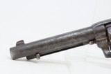 Antique “COLT 45” PEACEMAKER Black Powder Frame Single Action ARMY wHOLSTER SAA Manufactured in 1884 w/HEISER LEATHER HOLSTER - 8 of 21