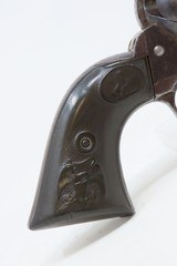 Antique “COLT 45” PEACEMAKER Black Powder Frame Single Action ARMY wHOLSTER SAA Manufactured in 1884 w/HEISER LEATHER HOLSTER - 19 of 21
