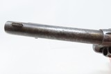 Antique “COLT 45” PEACEMAKER Black Powder Frame Single Action ARMY wHOLSTER SAA Manufactured in 1884 w/HEISER LEATHER HOLSTER - 13 of 21