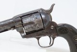 Antique “COLT 45” PEACEMAKER Black Powder Frame Single Action ARMY wHOLSTER SAA Manufactured in 1884 w/HEISER LEATHER HOLSTER - 7 of 21