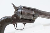 Antique “COLT 45” PEACEMAKER Black Powder Frame Single Action ARMY wHOLSTER SAA Manufactured in 1884 w/HEISER LEATHER HOLSTER - 20 of 21