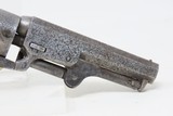c1862 mfr. COLT Antique CIVIL WAR .31 Percussion Model 1849 POCKET Revolver Classic 6-Shooter by Samuel Colt - 17 of 17