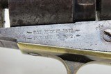 Antique COLT 3-1/2 Inch ROUND BARREL Pocket Model CARTRIDGE .38 CF Revolver 1 of 6500; Scarce CARTRIDGE CONVERSION Model - 6 of 20