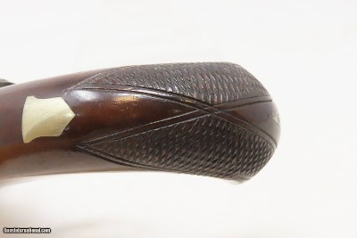 Very Scarce ENGRAVED Antique GILLESPIE .48 Percussion DERINGER Style Pistol CALIFORNIA GOLD RUSH Era RIVERBOAT GAMBLER’s Gun - Image 8 of 17