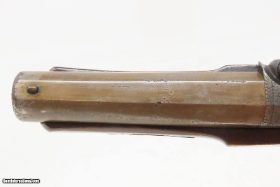 Very Scarce ENGRAVED Antique GILLESPIE .48 Percussion DERINGER Style Pistol CALIFORNIA GOLD RUSH Era RIVERBOAT GAMBLER’s Gun - Image 10 of 17