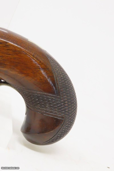 Very Scarce ENGRAVED Antique GILLESPIE .48 Percussion DERINGER Style Pistol CALIFORNIA GOLD RUSH Era RIVERBOAT GAMBLER’s Gun - Image 15 of 17