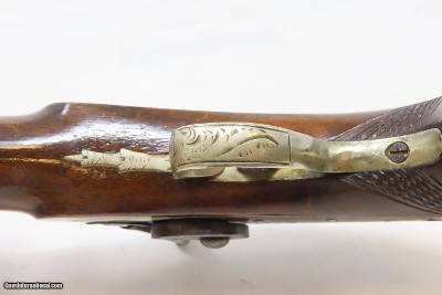 Very Scarce ENGRAVED Antique GILLESPIE .48 Percussion DERINGER Style Pistol CALIFORNIA GOLD RUSH Era RIVERBOAT GAMBLER’s Gun - Image 12 of 17