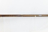 POOR BOY Full-Stock .36 FLINTLOCK Long Rifle Signed “R.O.” Contemporary .36 Caliber Rifle with Striped Maple Stock - 9 of 20