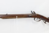 POOR BOY Full-Stock .36 FLINTLOCK Long Rifle Signed “R.O.” Contemporary .36 Caliber Rifle with Striped Maple Stock - 17 of 20
