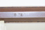 POOR BOY Full-Stock .36 FLINTLOCK Long Rifle Signed “R.O.” Contemporary .36 Caliber Rifle with Striped Maple Stock - 11 of 20