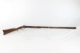 POOR BOY Full-Stock .36 FLINTLOCK Long Rifle Signed “R.O.” Contemporary .36 Caliber Rifle with Striped Maple Stock - 2 of 20