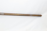 POOR BOY Full-Stock .36 FLINTLOCK Long Rifle Signed “R.O.” Contemporary .36 Caliber Rifle with Striped Maple Stock - 10 of 20