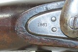 CIVIL WAR Antique UNION U.S. Springfield M1861 Rifle-Musket LEATHER SLING
“EVERYMAN’S RIFLE” Primary Infantry Weapon for North - 7 of 21