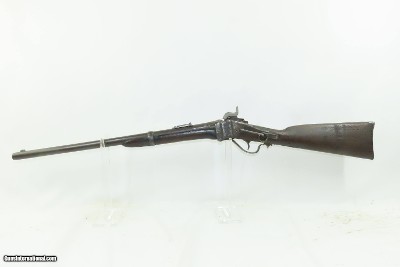 CIVIL WAR Antique U.S. SHARPS NEW MODEL 1863 .52 Perc. Saddle Ring CARBINEICONIC Carbine in Original Percussion Configuration - Image 14 of 19