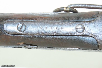 CIVIL WAR Antique U.S. SHARPS NEW MODEL 1863 .52 Perc. Saddle Ring CARBINEICONIC Carbine in Original Percussion Configuration - Image 10 of 19