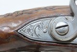 BENOIT PENET French Antique FLINTLOCK .64 Martial Pistol Engraved & Carved
18th Century from St. Etienne Gunmaker! - 7 of 19