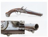 BENOIT PENET French Antique FLINTLOCK .64 Martial Pistol Engraved & Carved
18th Century from St. Etienne Gunmaker!