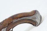 BENOIT PENET French Antique FLINTLOCK .64 Martial Pistol Engraved & Carved
18th Century from St. Etienne Gunmaker! - 17 of 19