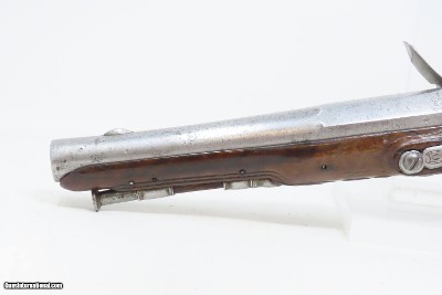 BENOIT PENET French Antique FLINTLOCK .64 Martial Pistol Engraved & Carved18th Century from St. Etienne Gunmaker! - Image 19 of 19