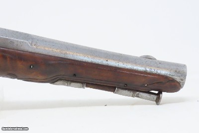 BENOIT PENET French Antique FLINTLOCK .64 Martial Pistol Engraved & Carved18th Century from St. Etienne Gunmaker! - Image 5 of 19