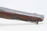BENOIT PENET French Antique FLINTLOCK .64 Martial Pistol Engraved & Carved
18th Century from St. Etienne Gunmaker! - 5 of 19