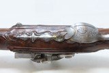 BENOIT PENET French Antique FLINTLOCK .64 Martial Pistol Engraved & Carved
18th Century from St. Etienne Gunmaker! - 13 of 19