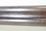 c1880 Antique W. & C. SCOTT 10 Gauge DOUBLE BARREL Sidelever HAMMER Shotgun 10 Gauge SIDE x SIDE with DAMASCUS BARRELS - 10 of 19